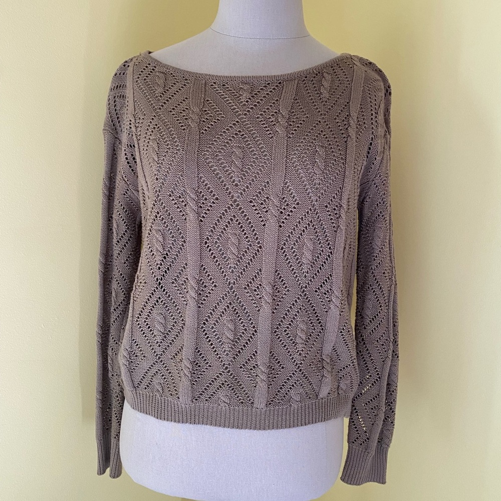 Brown Boho Sweater